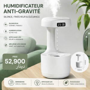 Humidificateur Anti Gravité LED Silencieux