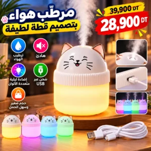 Humidificateur d’Air USB Chat
